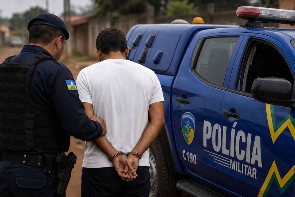 <div style="
                font-size: 18px;
                font-weight: bold;
                color: #0073aa;
                margin-bottom: 5px;
                text-transform: uppercase;
            ">OCORRÊNCIA POLICIAL</div>Foragido da Justiça de Minas Gerais é capturado pela PM durante patrulhamento em Rondônia