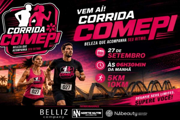 Corrida COMEPI 2026 abre inscrições para provas de 5 km e 10 km em Porto Velho