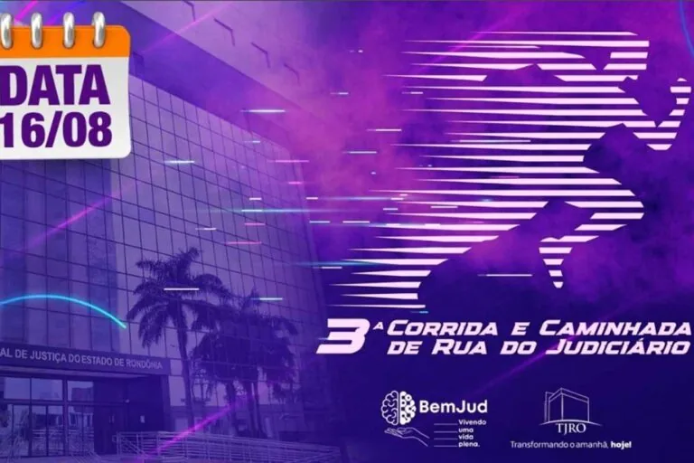 TJRO promove 3ª Corrida e Caminhada de Rua em Porto Velho com inscrições abertas