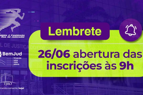 3ª Corrida e Caminhada de Rua do Judiciário abre inscrições nesta sexta-feira em Rondônia