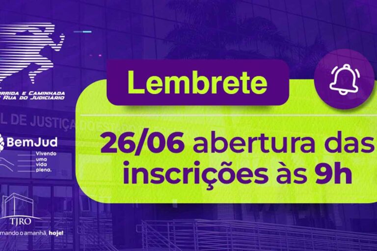 3ª Corrida e Caminhada de Rua do Judiciário abre inscrições nesta sexta-feira em Rondônia