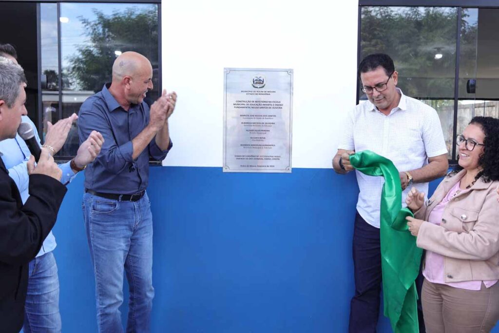 Ismael Crispin entrega novo refeitório em escola municipal de Rolim de Moura e reforça investimentos na educação