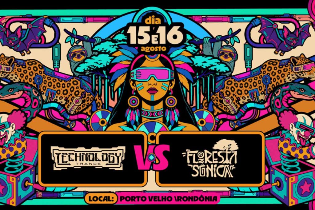 Evento Technology Vs Floresta Sônica será realizado em agosto e promete fortalecer a cena Psy Trance em Porto Velho