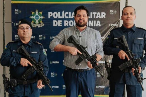 Jean Oliveira destina R$ 50 mil para compra de fuzis ARAD e reforço da segurança pública em Rondônia