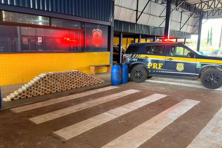 PRF apreende mais de 181 kg de skunk na BR-364 e prende três suspeitos em Vilhena