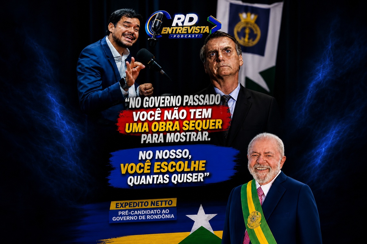 “Escolhe quantas obras quiser”: Expedito Netto contrapõe governos Lula e Bolsonaro e cobra reconhecimento de investimentos federais em Rondônia