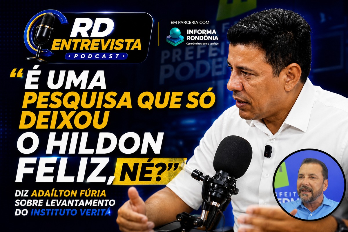 Pesquisa Veritá “só deixou o Hildon feliz”, diz Fúria em entrevista