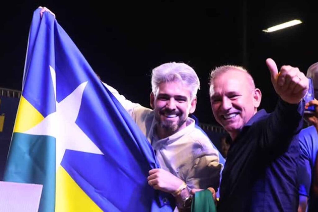 Ezequiel Neiva anuncia candidatura a deputado federal ao lado do filho, Wiveslando Neiva, que disputará vaga na Assembleia Legislativa