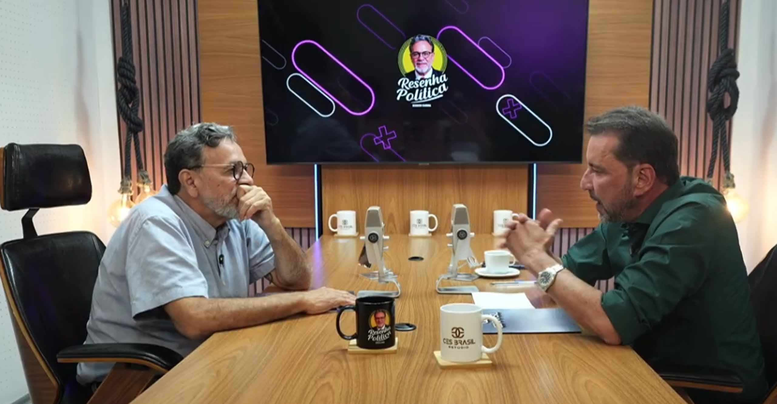 Hildon Chaves durante entrevista ao podcast Resenha Política