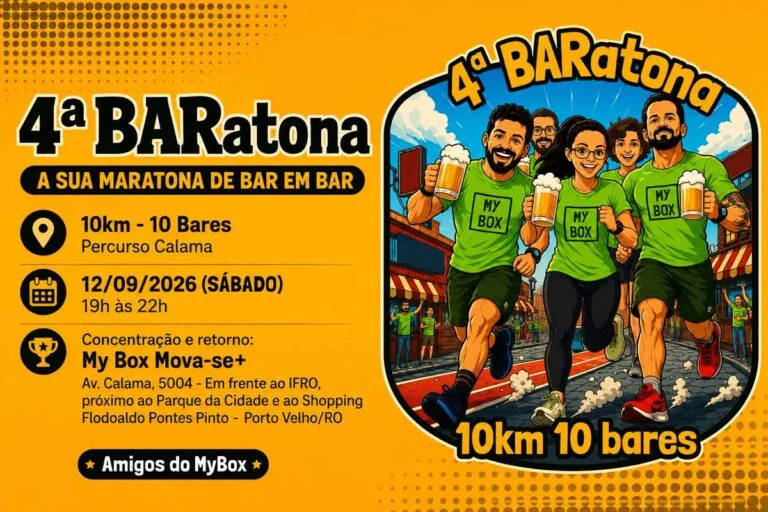 BARatona PVH 2026 abre inscrições para corrida que percorre 10 bares em Porto Ve