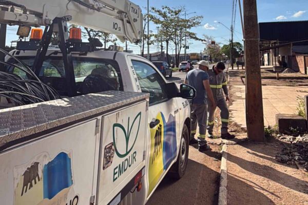 Sistema de proteção da Emdur impede tentativa de vandalismo na iluminação da Avenida Guaporé em Porto Velho