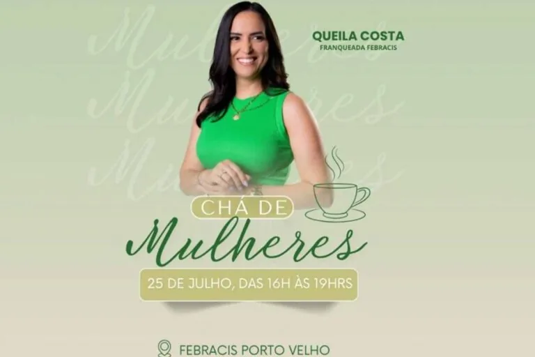 Chá de Mulheres será realizado em Porto Velho com palestra e networking