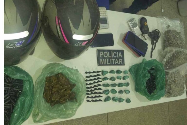 Operação da PM em Chupinguaia apreende mais de 2,2 kg de drogas e conduz quatro pessoas por tráfico