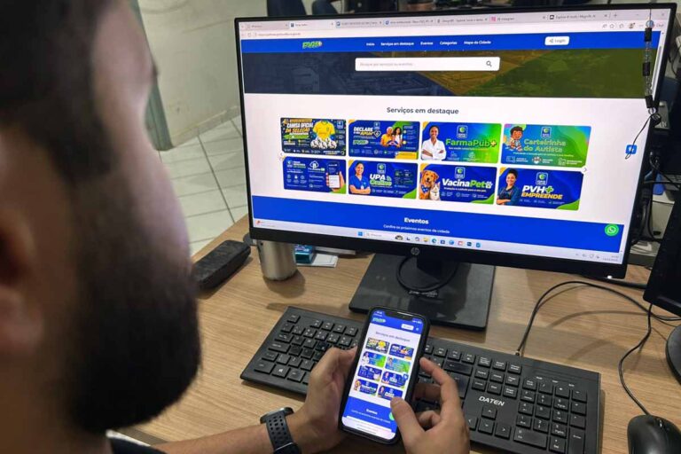 PVH+ reúne serviços da Semec e permite acesso digital a tributos, certidões e cadastros