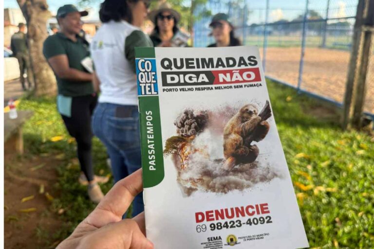 Porto Velho amplia ações contra queimadas e orienta moradores durante período de estiagem