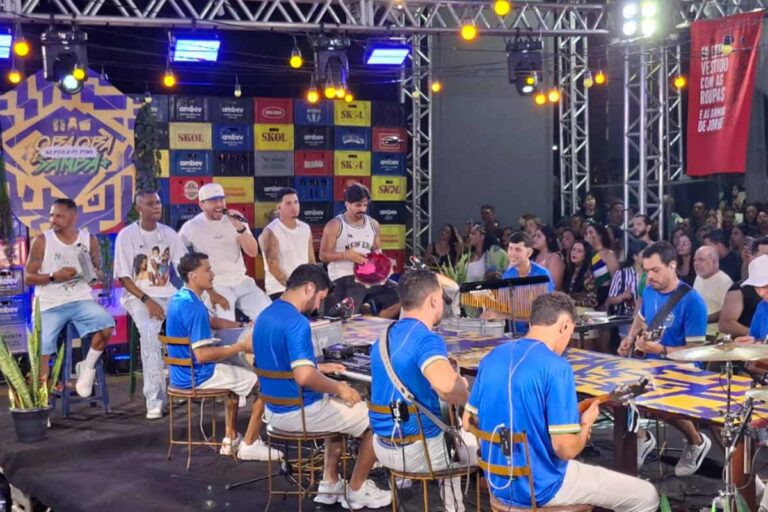 Samba+ grava novo audiovisual na Rua do Lazer com participação de artistas nacionais e locais