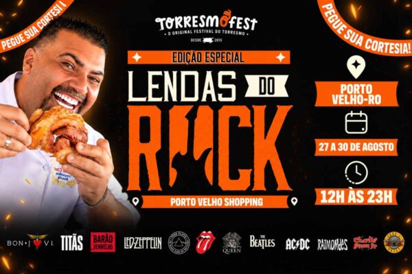 TorresmoFest terá entrada gratuita e mais de 12 bandas de rock em Porto Velho