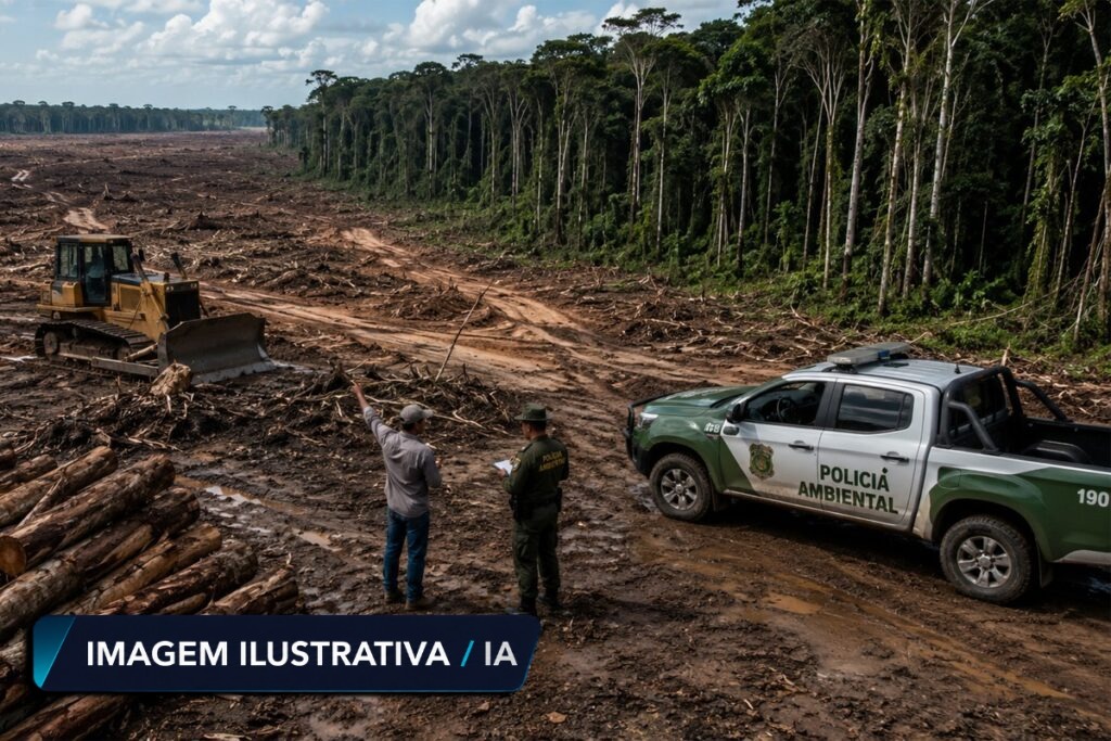 Crime ambiental é comprovado por imagens de satélite e réu é condenado em Buritis