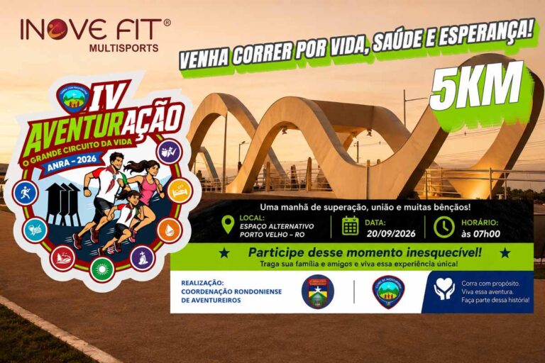 IV Aventuração terá corrida de 5 km em setembro no Espaço Alternativo de Porto Velho
