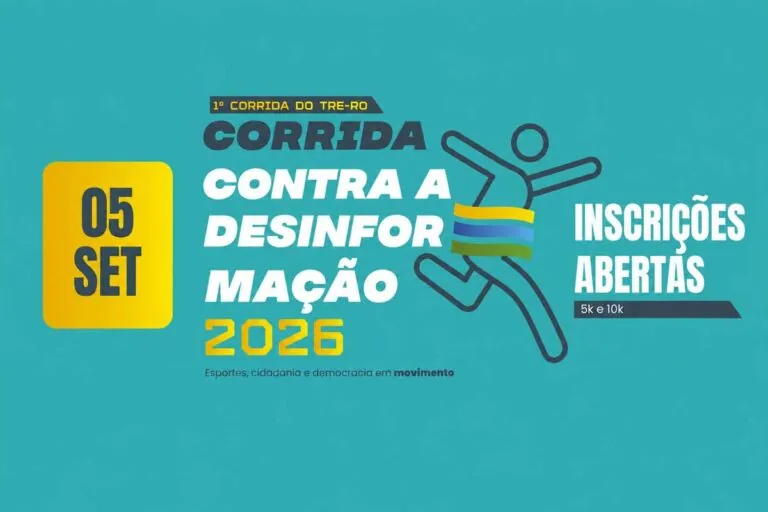 1ª Corrida do TRE-RO contra a desinformação terá provas de 5 km e 10 km em Porto