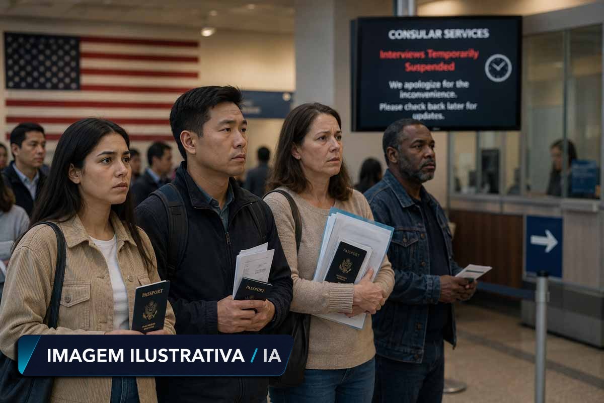 EUA suspendem entrevistas de visto de imigração e ampliam revisão de pedidos