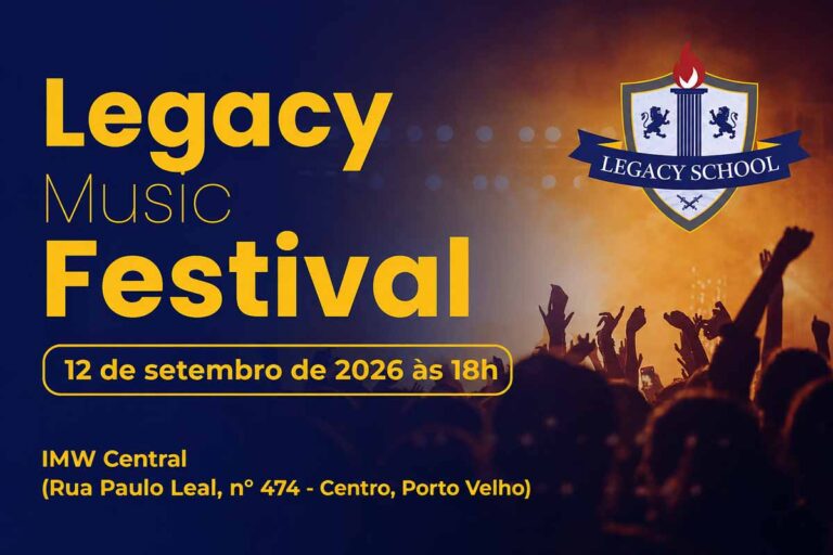 Legacy Music Festival reúne música e solidariedade em Porto Velho no dia 12 de setembro