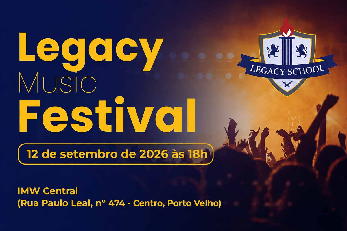 Legacy Music Festival reúne música e solidariedade em Porto Velho no dia 12 de setembro