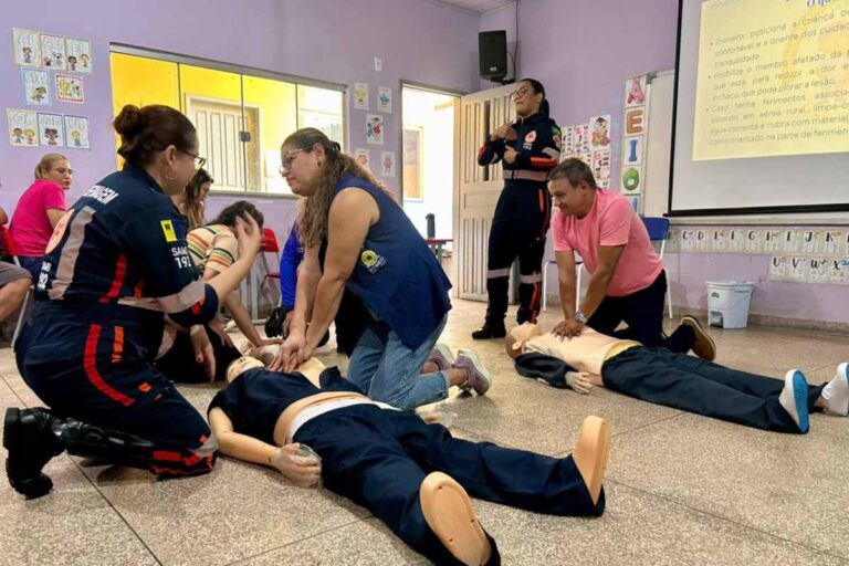 Projeto Samuzinho capacita mais de 600 servidores da Educação em primeiros socorros em Porto Velho