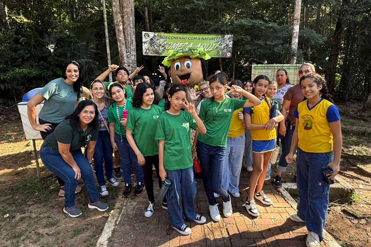 Parque Natural de Porto Velho terá atividades ambientais para 364 alunos da rede municipal