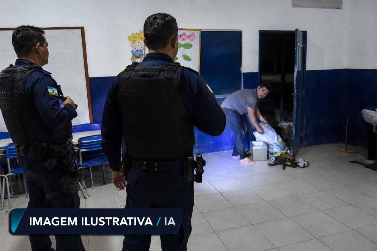 Reincidente é condenado após ser flagrado dentro de escola pública em Guajará-Mirim