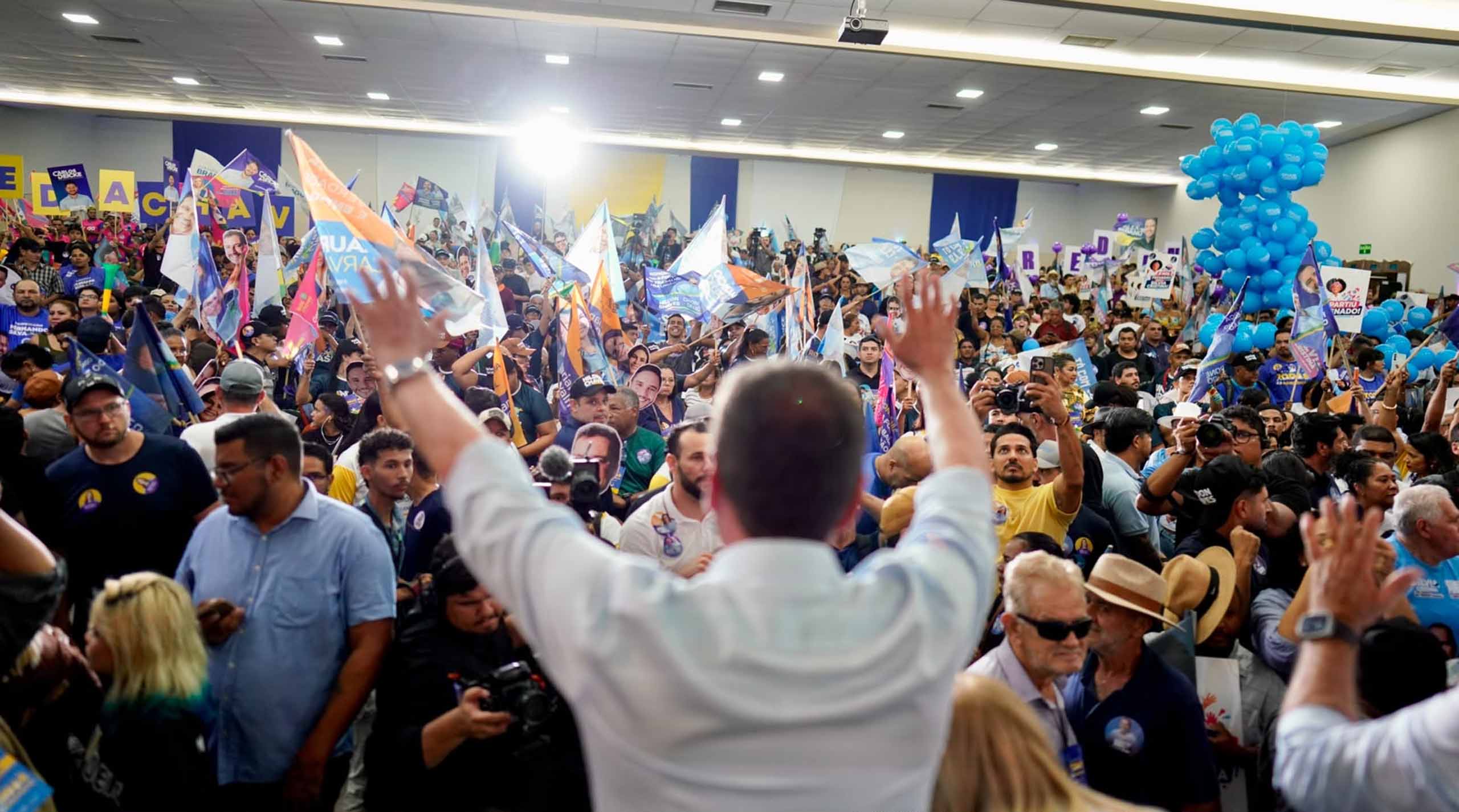 Imagem de abertura da convenção da União Progressista em Porto Velho