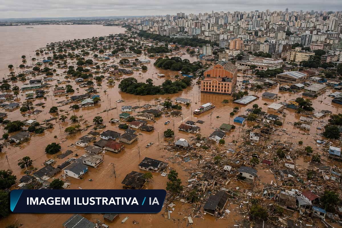 Seis cidades do Sul entram em situação de emergência após granizo e chuvas intensas