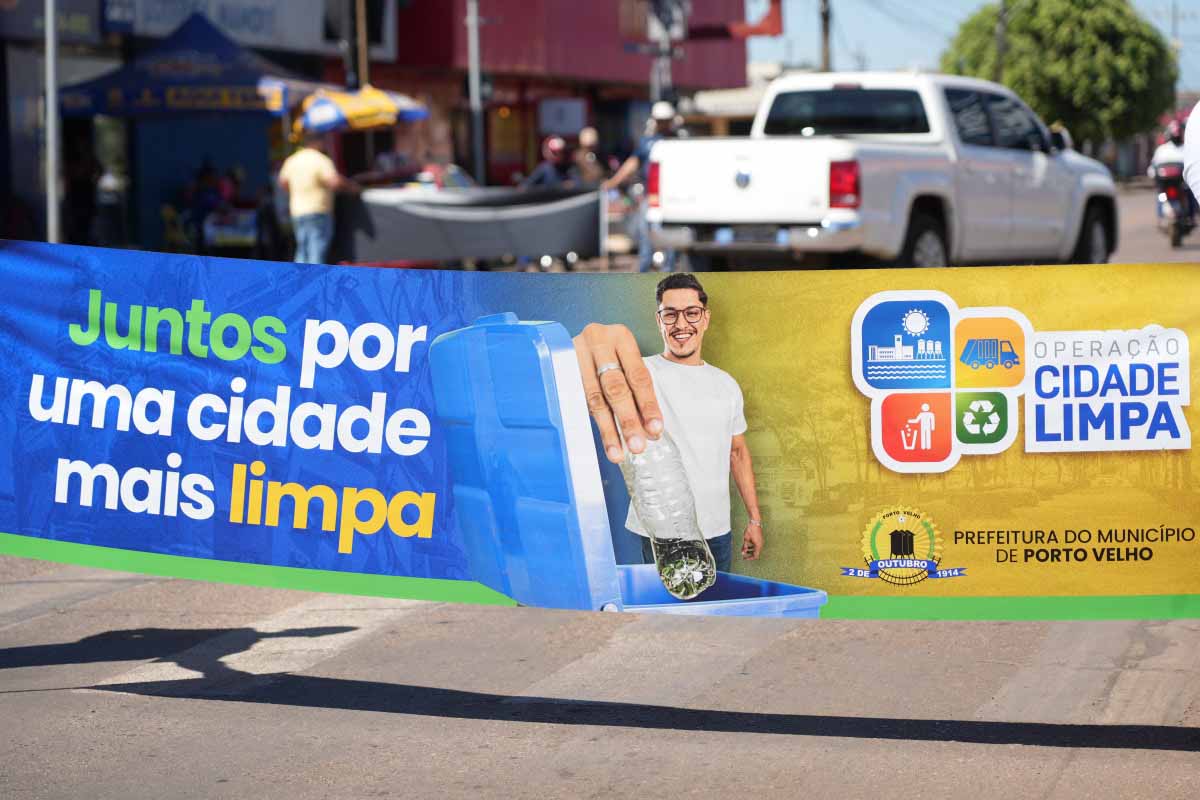 Seinfra realiza mutirão em agosto e recolhe mais de 2,7 mil toneladas de resíduos em Porto Velho
