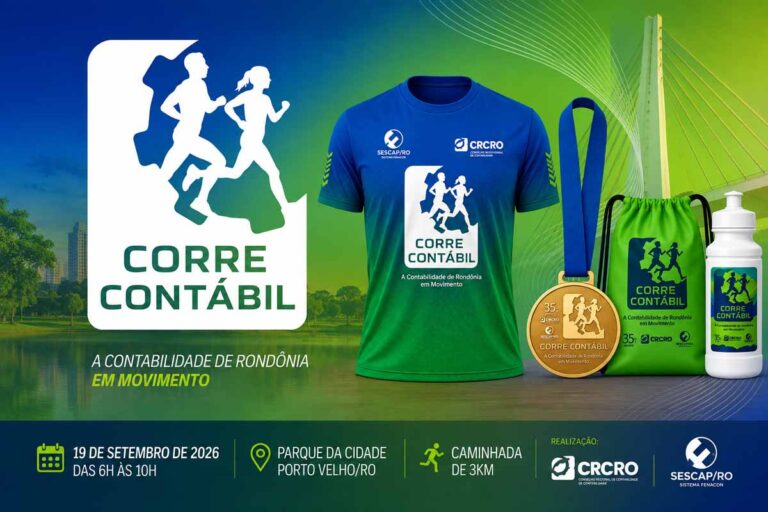 Corre Contábil 2026 terá caminhada de 3 km no Parque da Cidade em Porto Velho