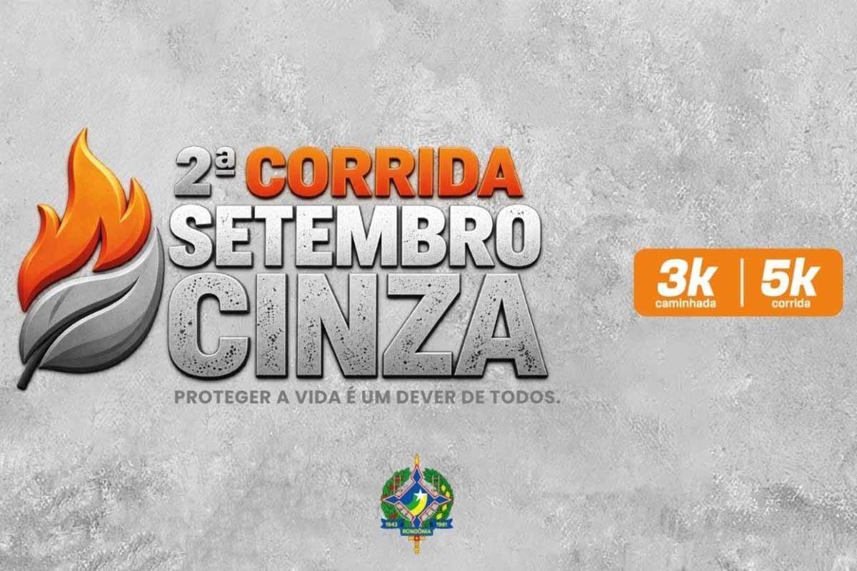 2ª Corrida Setembro Cinza terá percurso de 5 km e caminhada gratuita em Porto Velho