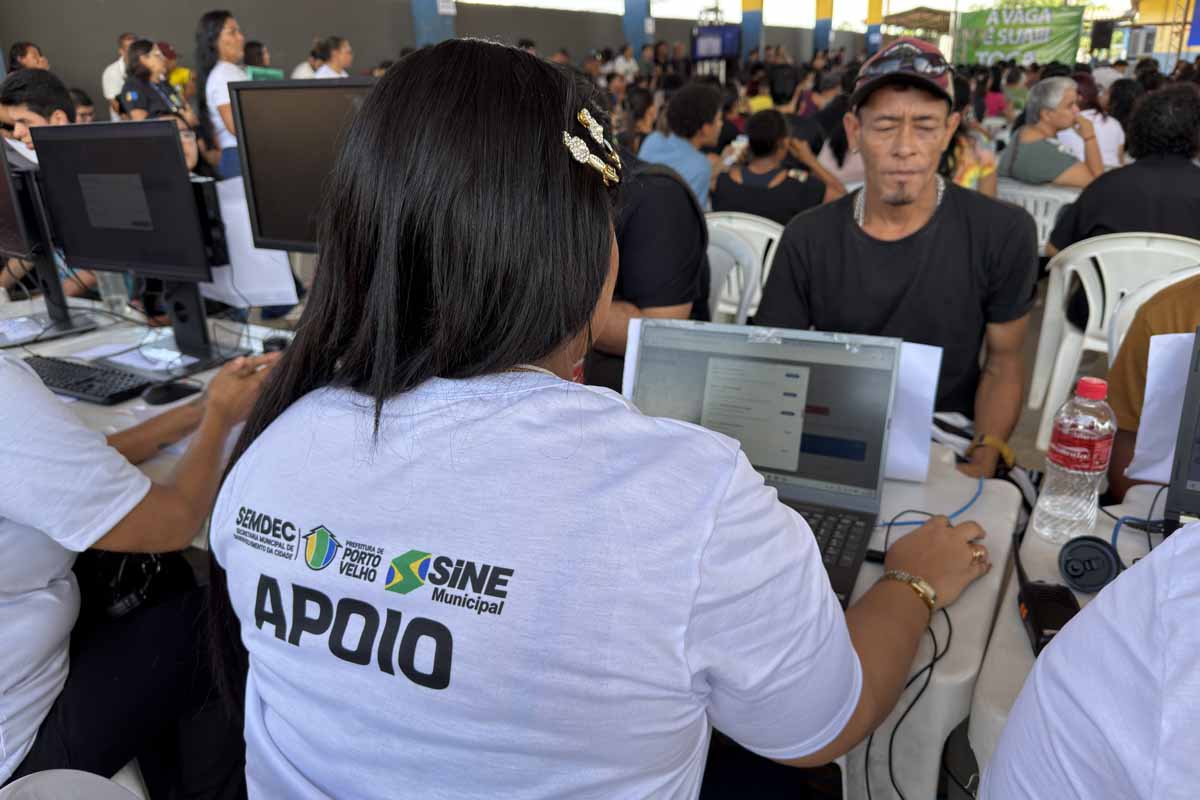 Sine Municipal mantém vagas de emprego disponíveis durante todo o ano em Porto Velho