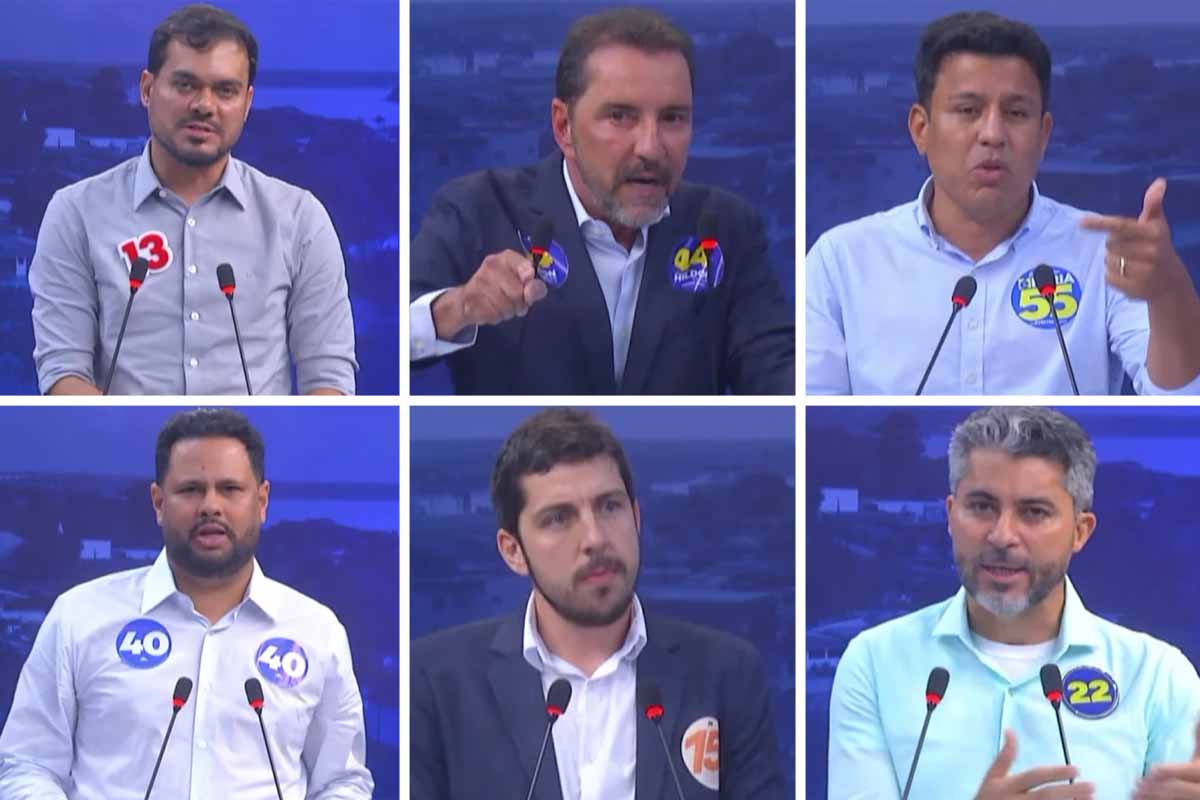 Imagem de abertura do debate da SIC TV com candidatos ao Governo de Rondônia