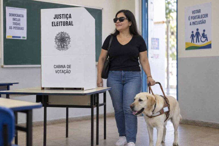 Eleitores com deficiência têm até esta segunda-feira para solicitar transporte gratuito nas eleições