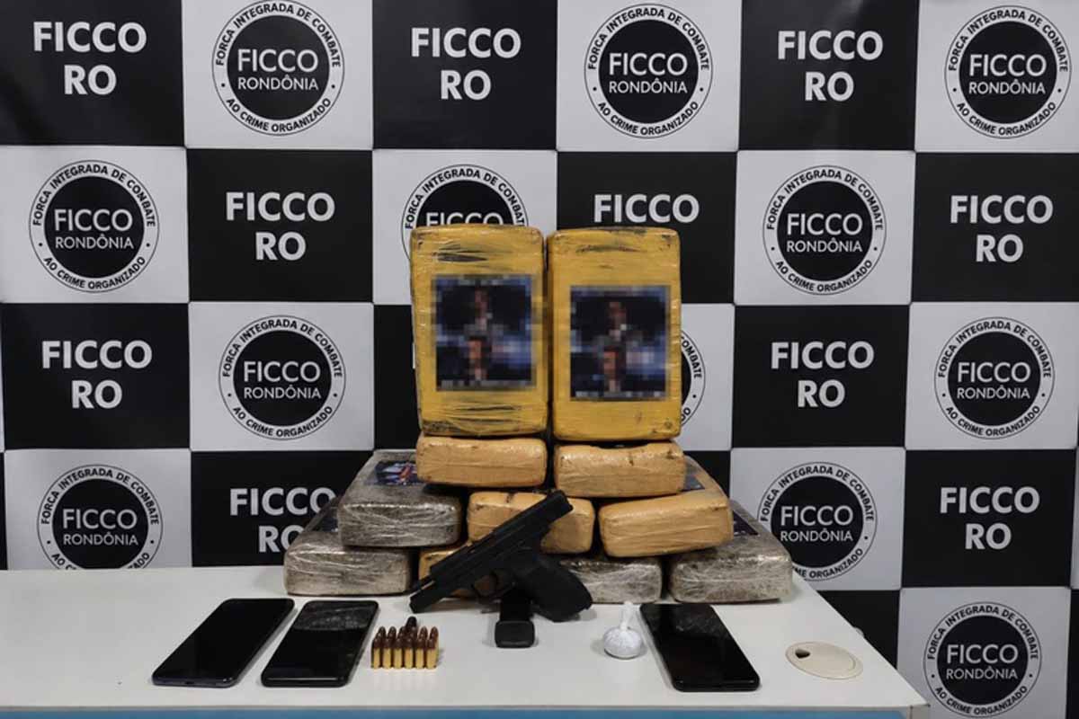 FICCO apreende 11 kg de maconha, arma e prende três homens em Porto Velho