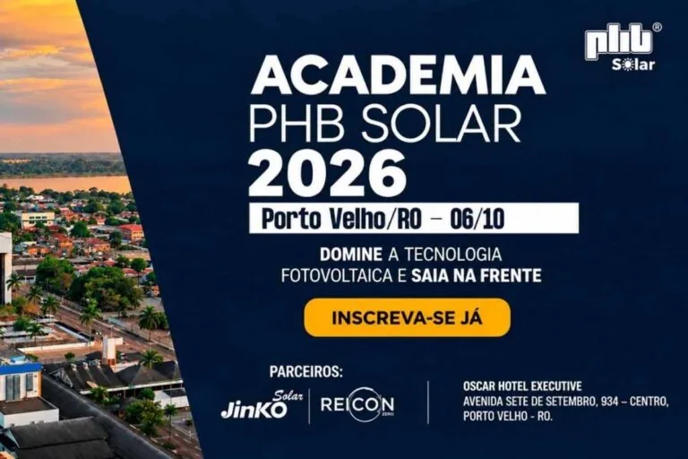 Academia PHB reúne profissionais do setor de energia solar em Porto Velho em out
