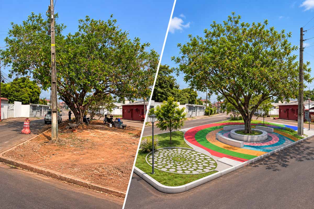 Pocket Park Jacaré vai revitalizar área da Cohab com lazer, arborização e drenagem sustentável