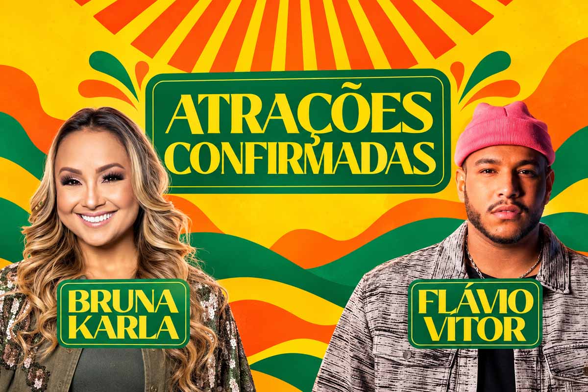 Noite Celebrar abre programação dos 112 anos de Porto Velho com Bruna Karla e Flávio Vítor Jr.