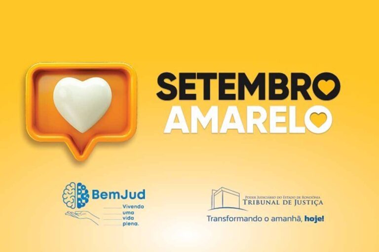 TJRO abre programação do Setembro Amarelo 2026 com palestra sobre valorização da vida