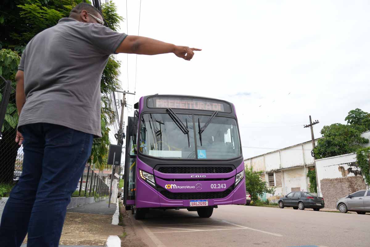 Transporte público terá tarifa zero em Porto Velho nos dois turnos das eleições de 2026