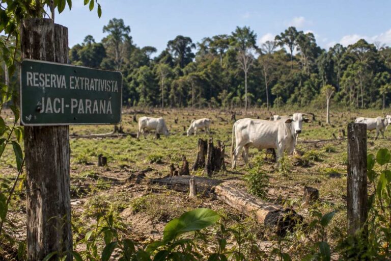 Pecuária impede regeneração de 274 hectares na Resex Jaci-Paraná e resulta em condenação