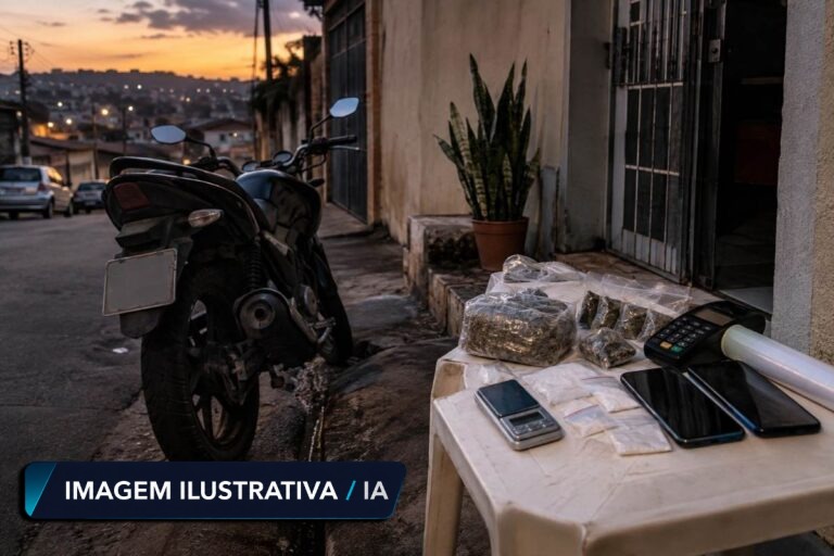 Casal condenado por “delivery” de drogas em Vilhena usava moto e tinha máquina de cartão