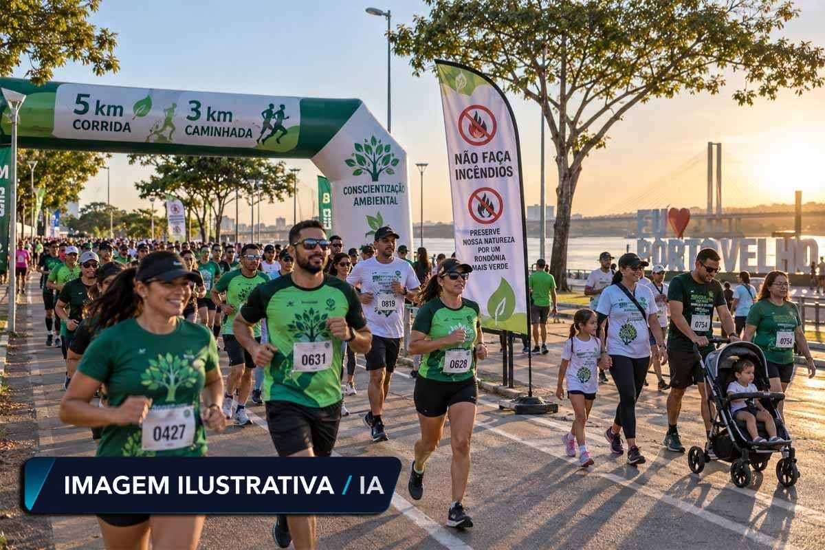 Corrida de 5 km e caminhada de 3 km serão realizadas neste sábado no Espaço Alternativo