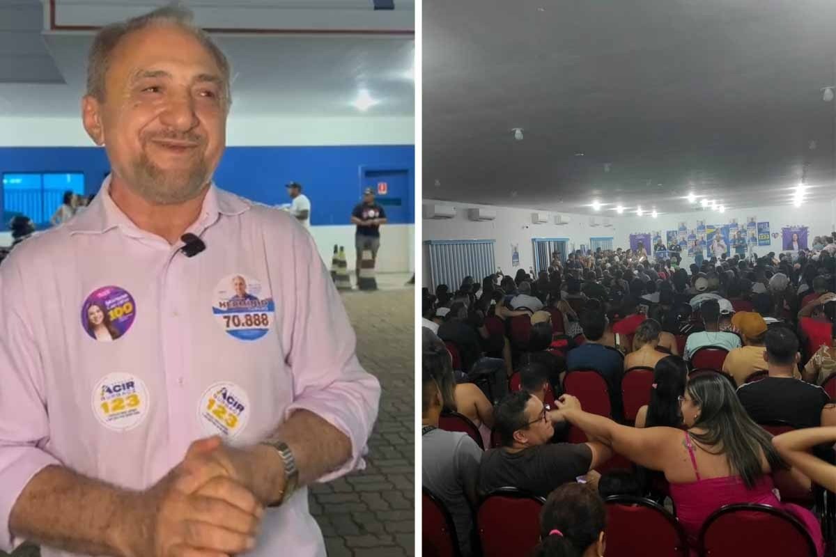 Diante de auditório lotado, Hermínio Coelho relembra trajetória política e afirma que histórico demonstra jamais ter mentido ou roubado