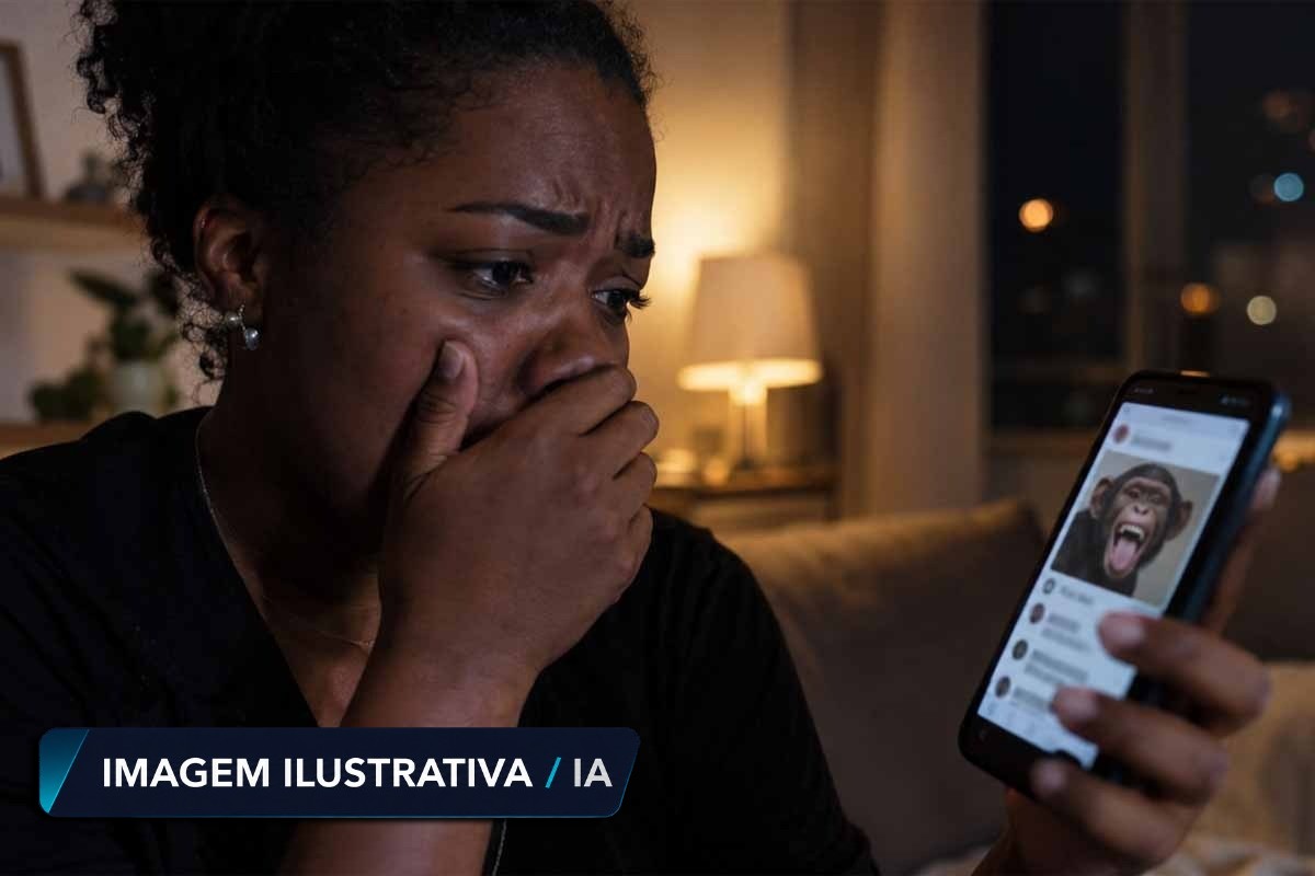 Mulher absolvida em primeira instância é condenada por injúria racial após usar imagem de macaco em rede social