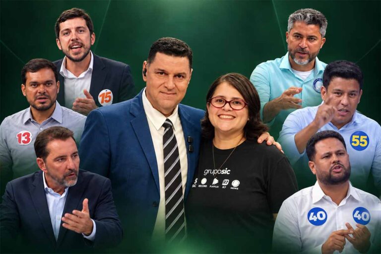 Debate da SIC TV reúne propostas, confrontos e acusações nos principais momentos dos seis candidatos ao Governo de Rondônia